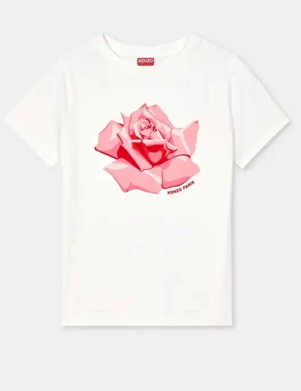 Women's Rose Print T-Shirt