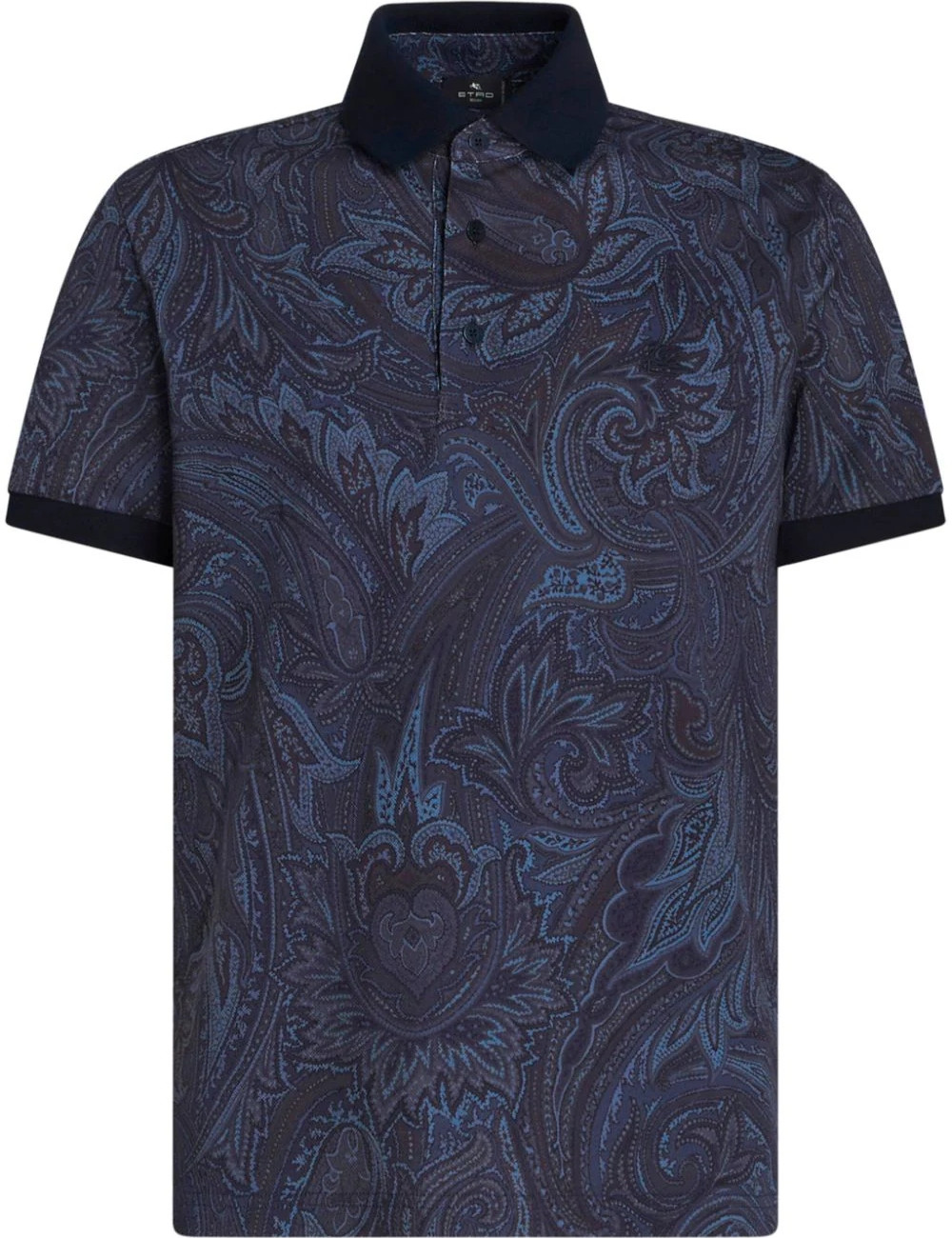 Men's Paisley Print Polo Shirt