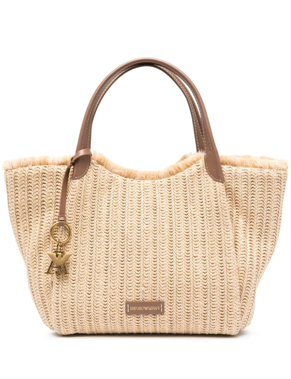 Women's Woven Raffia Shopping Bag
